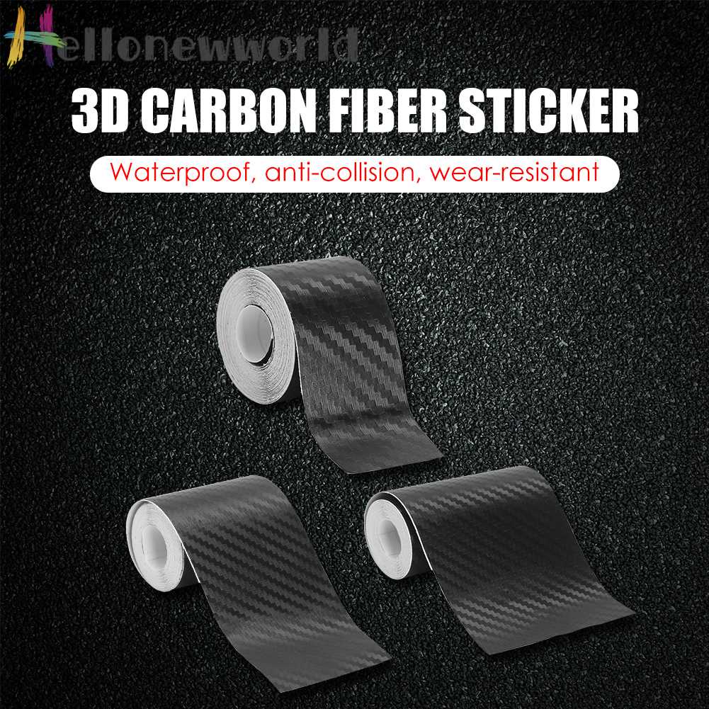 Miếng Dán Nano Sợi Carbon Chống Trầy Cho Cửa Xe Hơi DIY