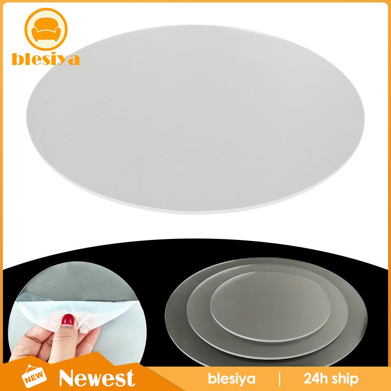 Đĩa Tròn Bằng Acrylic Dùng Nướng Bánh Tráng Miệng Tái Sử Dụng Tiện Lợi