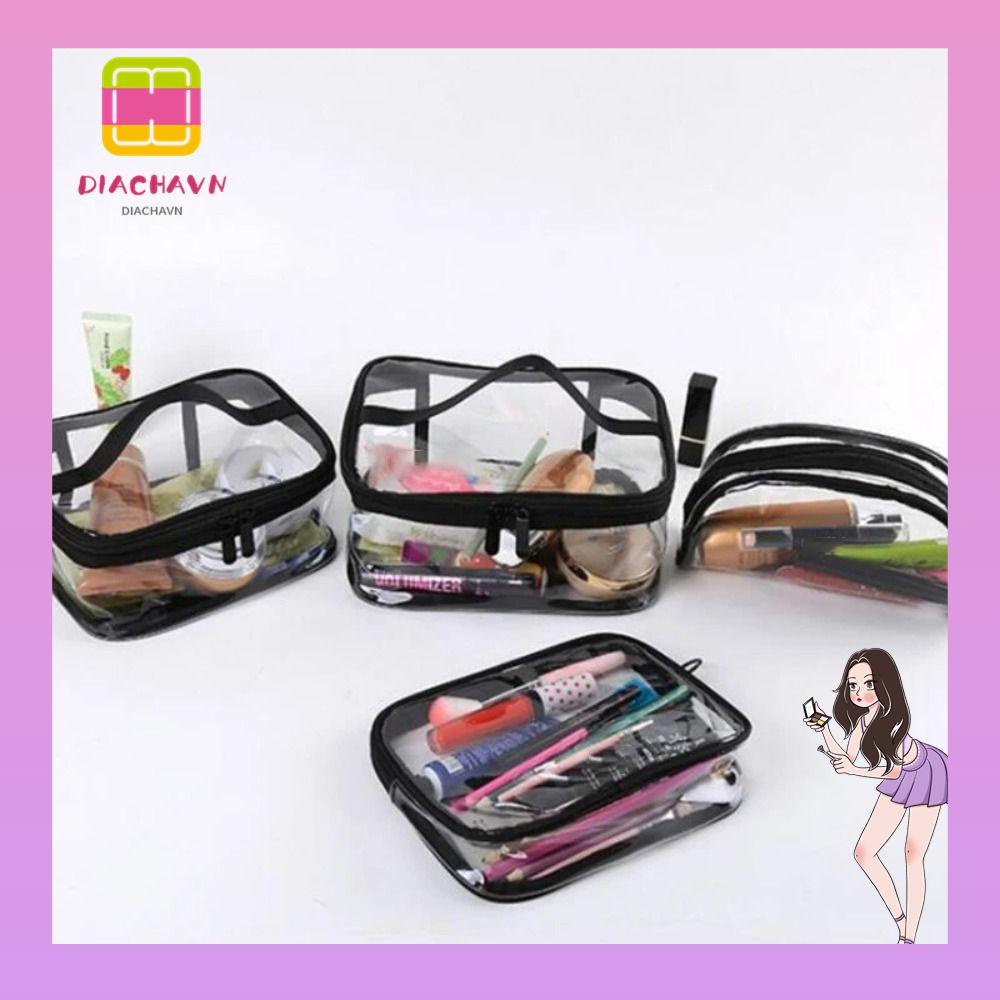 1 Túi Đựng Mỹ Phẩm Bằng PVC Trong Suốt Tiện Dụng
