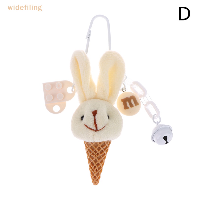 Móc Chìa Khóa Hình Thỏ Nhồi Bông Hoạt Hình Dễ Thương