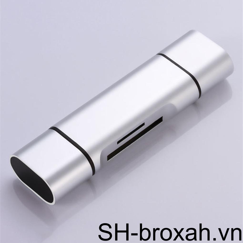 Đầu Đọc Thẻ 5 Trong 1 Cổng USB Type c Bằng Hợp Kim Nhôm