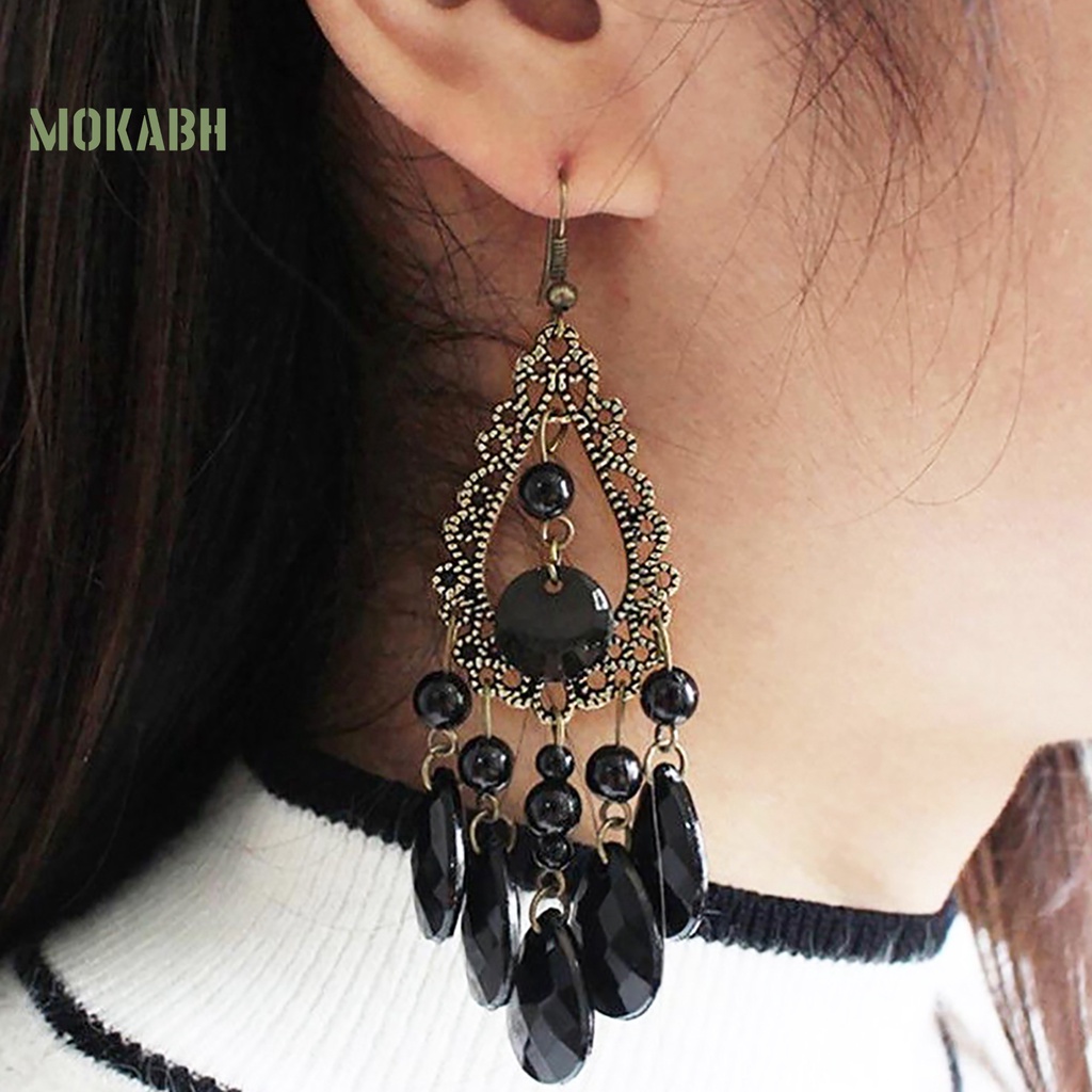 1 Đôi Bông Tai Hình Giọt Nước Rỗng Sáng Tinh Tế Cho Cuộc Sống Hàng Ngày