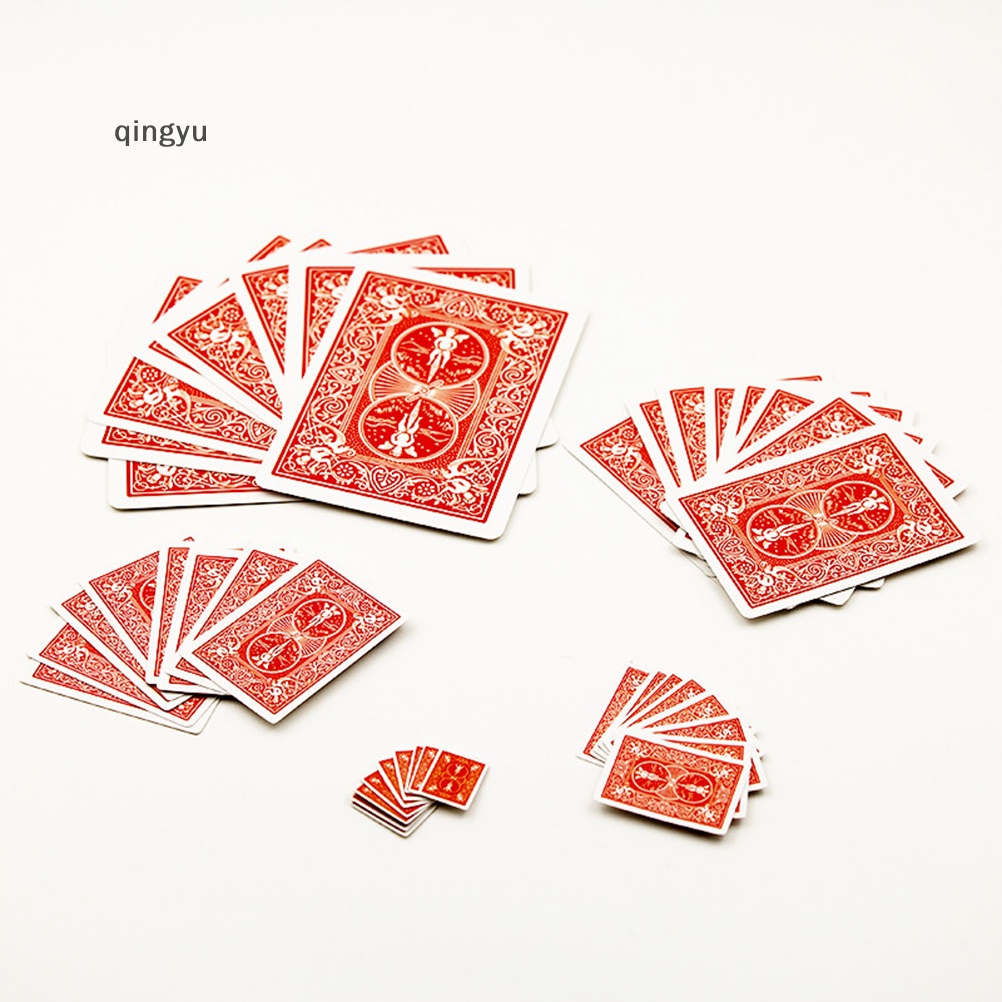 Bộ Thẻ Bài Ảo Thuật qingyu Thu Gọn Độc Đáo Thú Vị Bộ Thẻ Bài Ảo Thuật &amp; Huấn Luyện Ảo Thuật Thu Gọn Được Mẫu Mới Dành Cho Tiệc Tùng Sân Thẻ Thu Gọn Được Bán Chạy