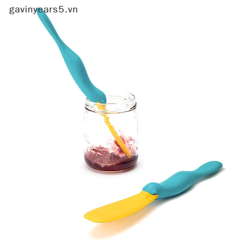 Muỗng Silicone Trộn Gia Vị Chống Dính Tiện Dụng Cho Nhà Bếp
