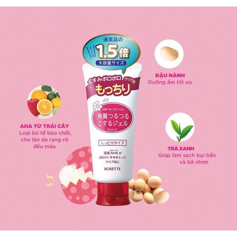 Tẩy da chết Rosette Gommage Peeling Gel 120g/180g