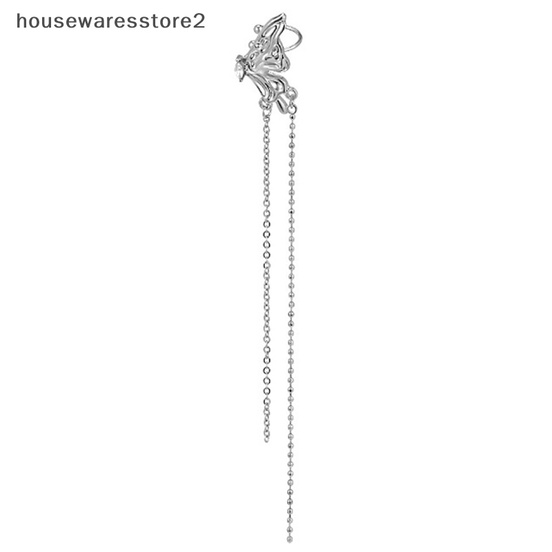 Bông Tai Dáng Dài Hình Bướm Thời Trang Hàn Quốc Dành Cho Nữ [housewaresstore2]