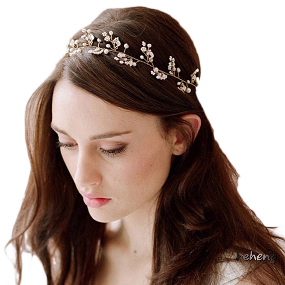 Cài Tóc Hình Vương Miện Đính Đá Thời Trang Cho Cô Dâu