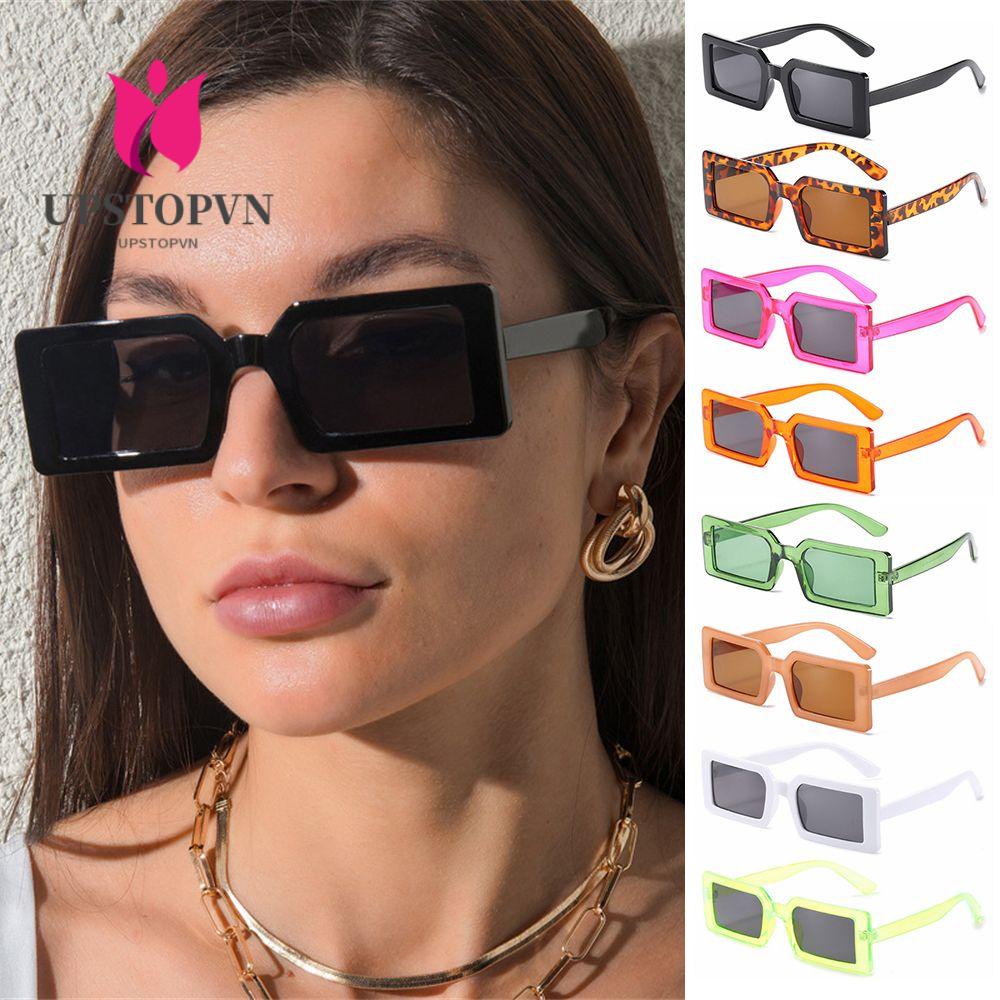 Kính Mát Gọng Vuông Chống Tia UV400 Thời Trang Cho Nữ