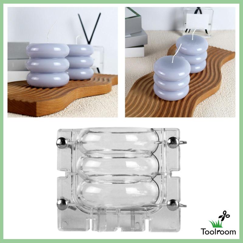 Đế Nến / Xà Phòng Hình Học Bằng Acrylic Độc Đáo DIY