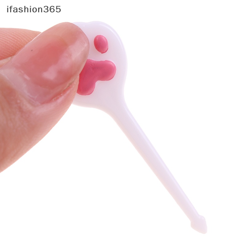 Set 8 Nĩa Ăn Trái Cây Hình Chân Mèo Đáng Yêu Thời Trang ifashion365