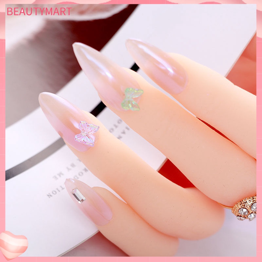Set 100 Bươm Bướm 3D Nhiều Màu Sắc Dùng Trang Trí Móng Tay Nghệ Thuật
