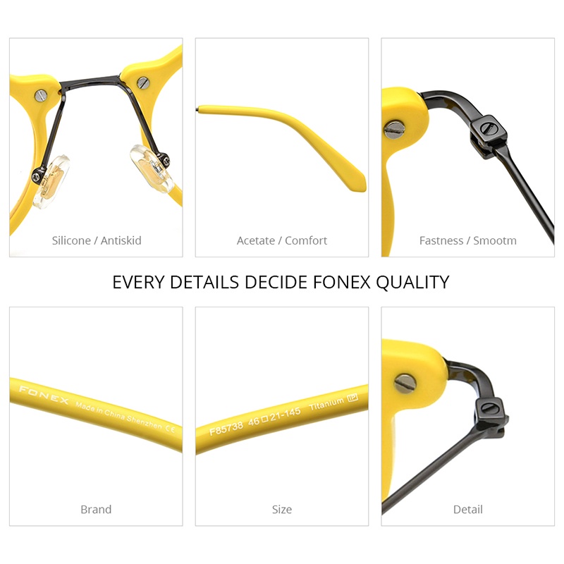 Kính Mát Gọng Tròn Bằng Titan Phong Cách Retro Thời Trang Cho Nam Nữ