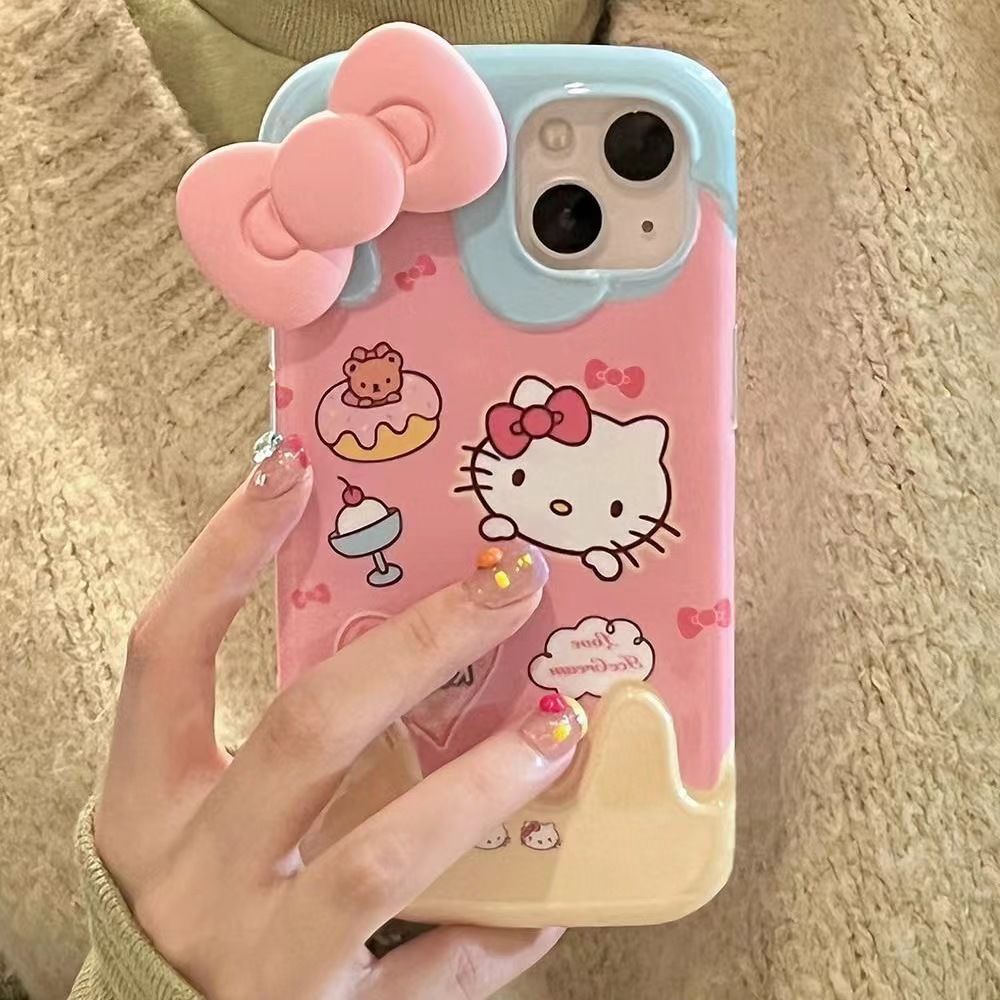 Ốp Điện Thoại Mềm Chống Sốc Hình Hello Kitty Cho OPPO Reno9 / Reno8 / Reno7pro / reno6 / 7z / 8T / 5 R17 A53 / A9 2020 / 4Z 5G / F11 / A31 / A15 / A77