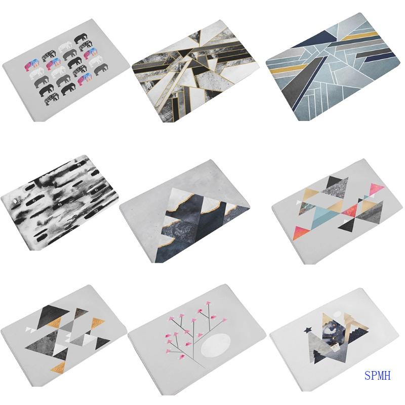 Thảm Trải Sàn Họa Tiết Hình Học Hiện Đại, Kích Thước 23X15