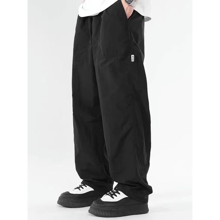 Quần Legging Mỏng Nhanh Khô Phong Cách Retro Mỹ Thời Trang Mùa Hè Cho Nam