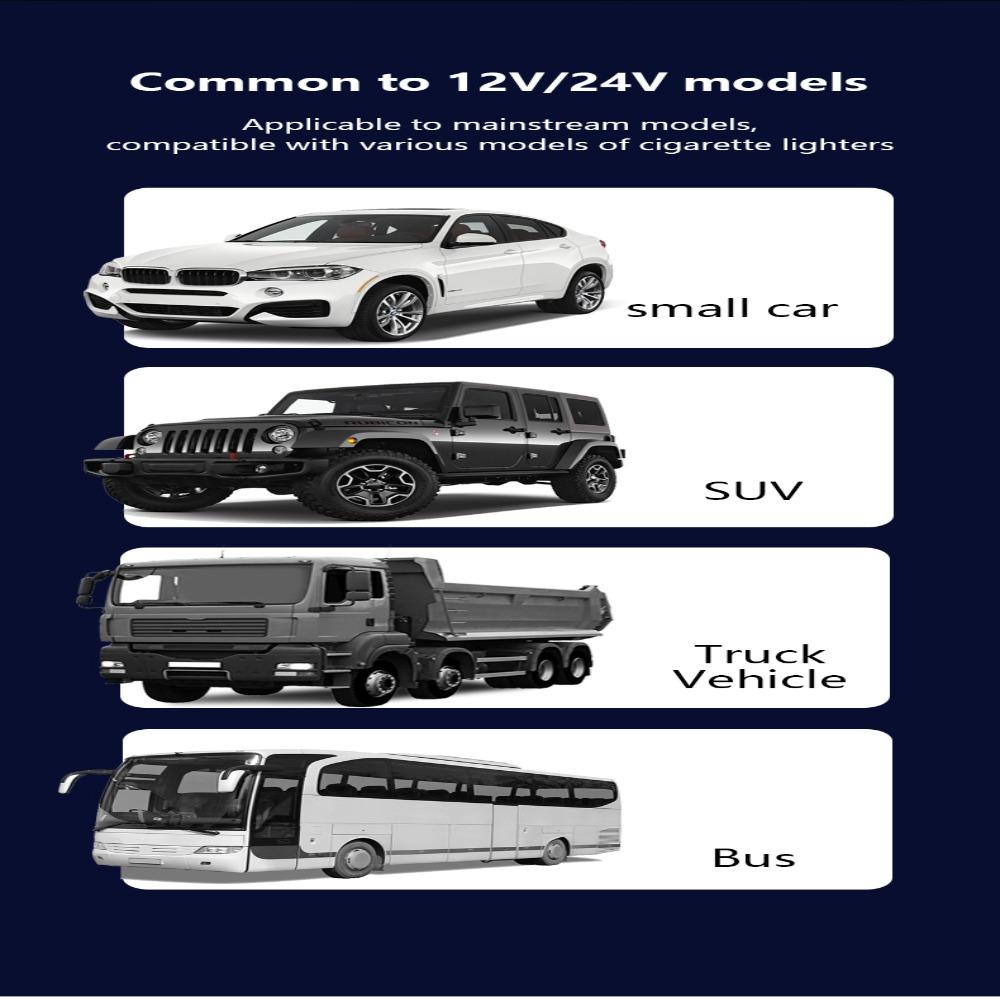 Cốc Sạc Nhanh 4 Cổng USB QC3.0 4USB 66W Có Màn Hình Kỹ Thuật Số Cho Xe Hơi TAYLOR1