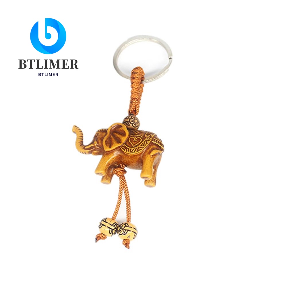 Móc Khóa Bằng Gỗ Hình Động Vật Độc Đáo