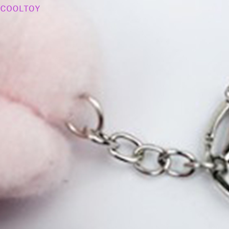 Móc Khóa Hình Gấu / Thỏ 3D Bằng Lông Nhung Dễ Thương Xinh Xắn