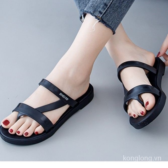 Dép Sandal Đế Dày Chống Trượt Phong Cách Thời Trang Mới Năm 2023 Cho Nữ