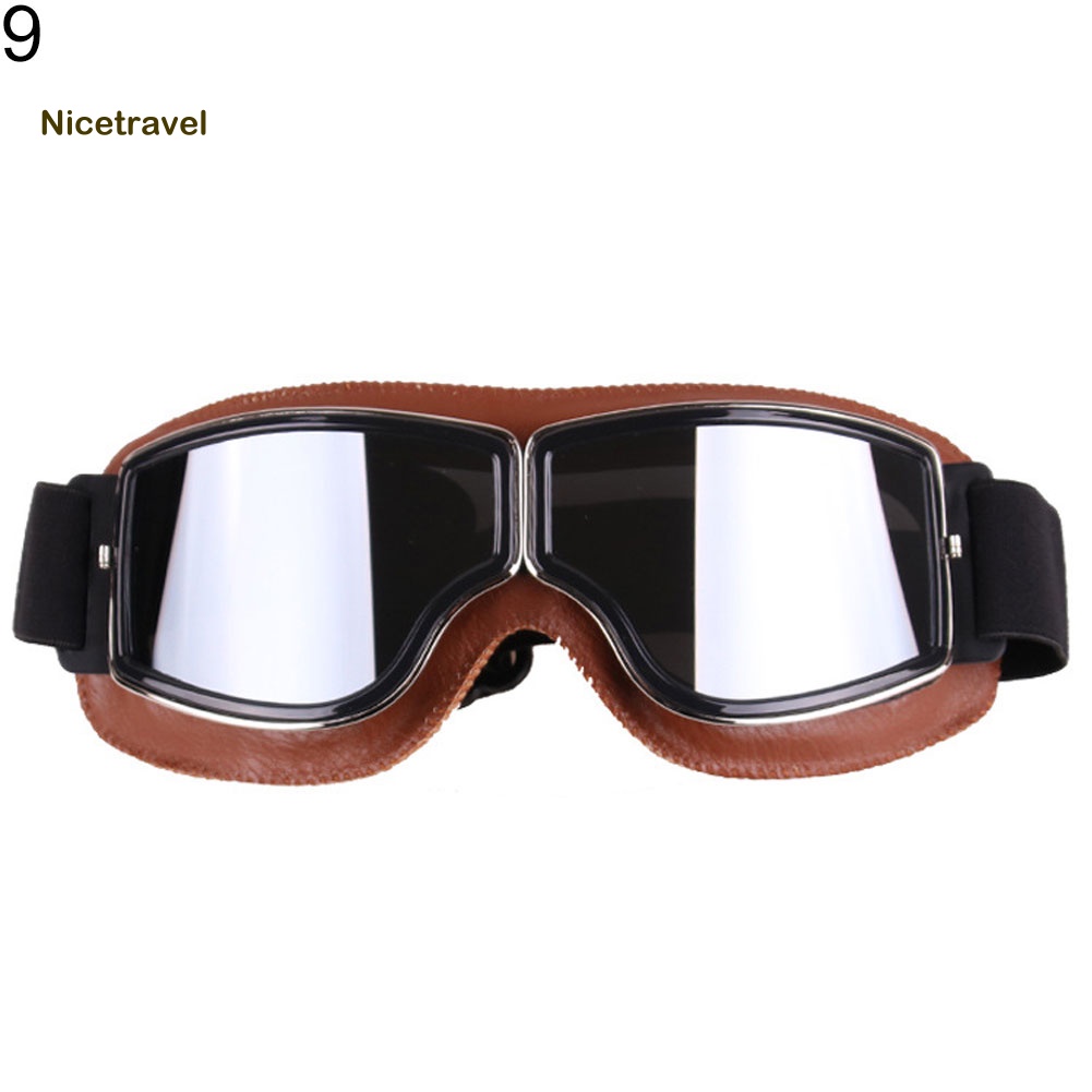 Kính Gắn Mũ Bảo Hiểm Chắn Gió Phong Cách Vintage