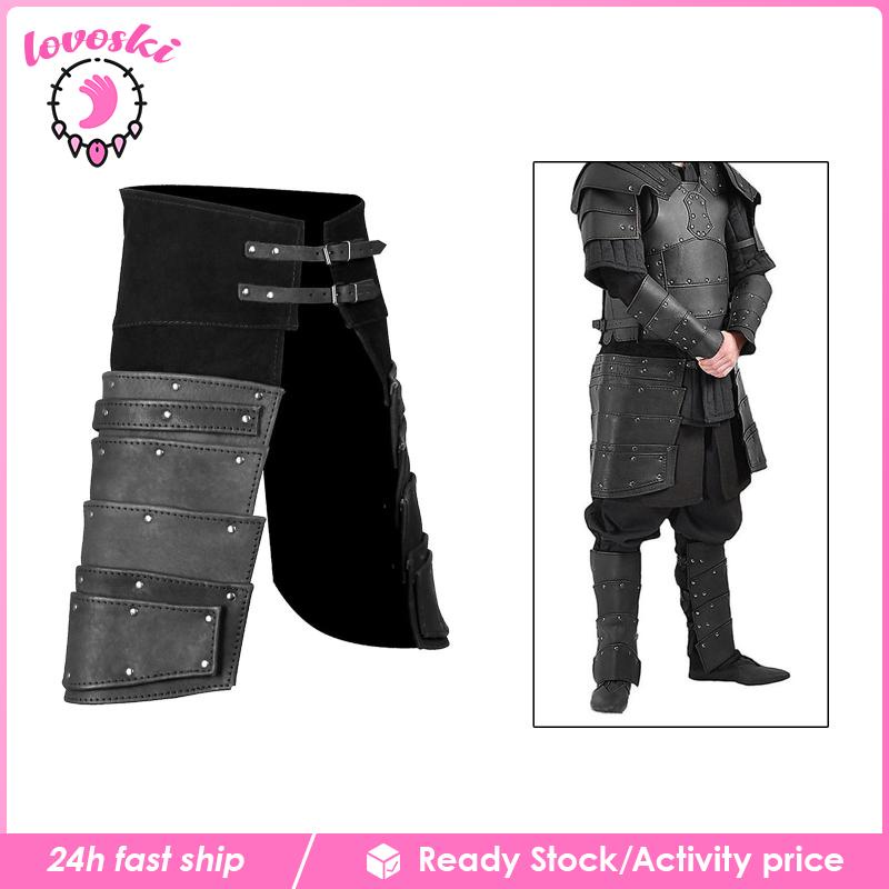 [Lovoski] Bọc Bảo Vệ Chân Bằng Da PU Dùng Hóa Trang Cướp Biển Thời Trung Cổ