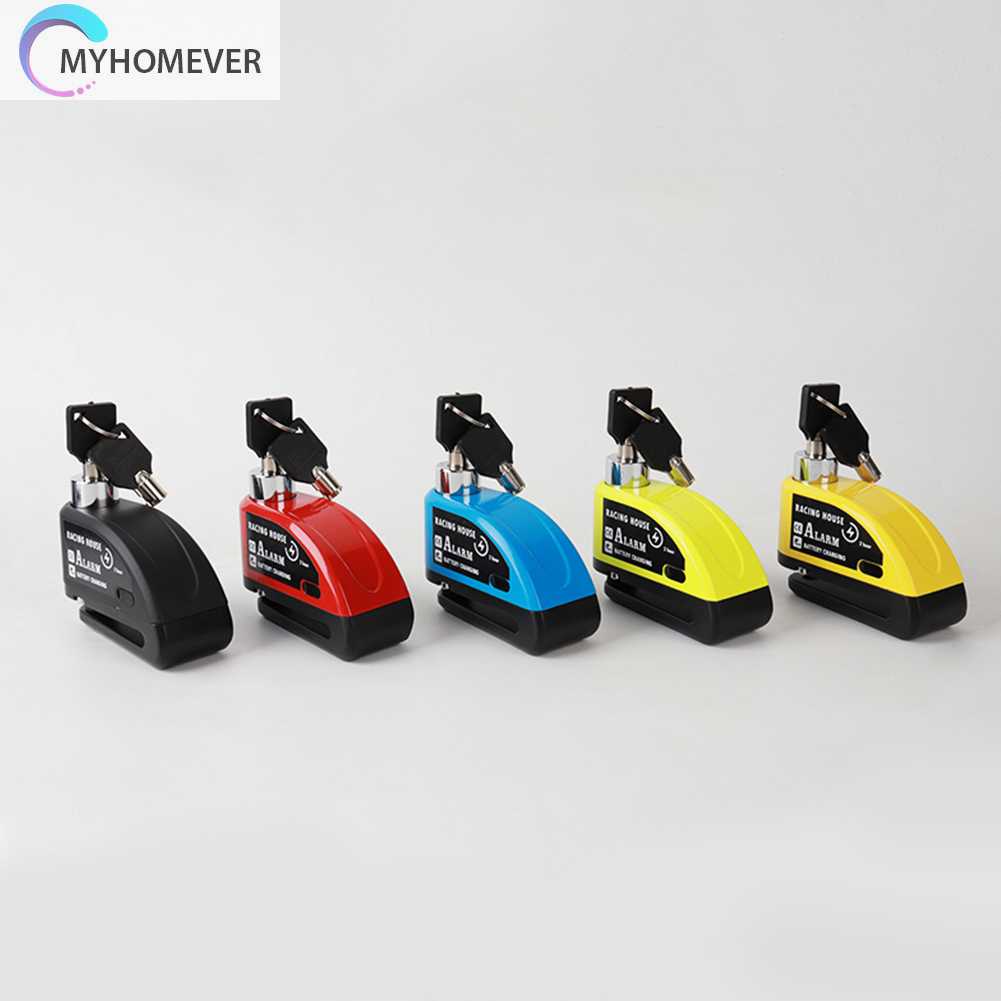 Ổ Khóa Phanh Đĩa Xe Máy Chống Nước 500mAh Có Thể Sạc Lại