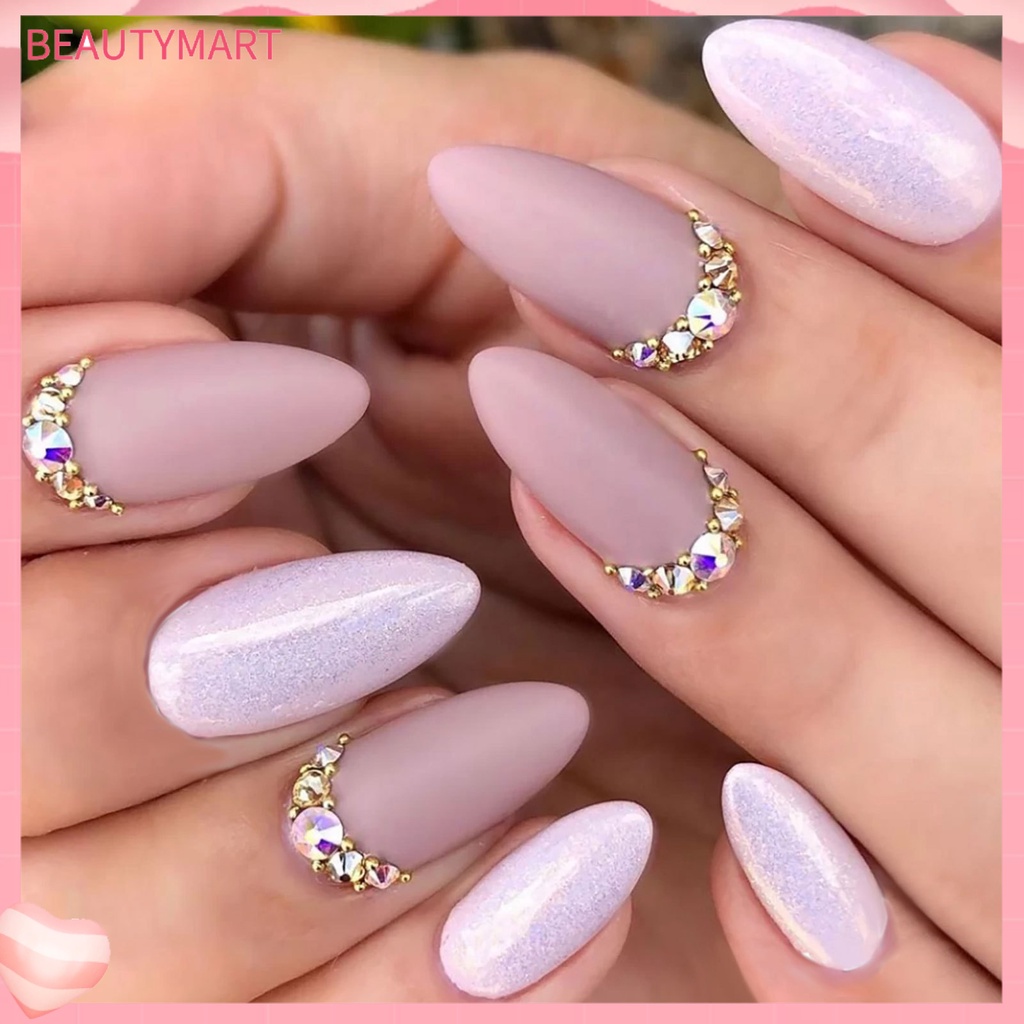 Set 1440 Hạt Đá Kim Cương Giả Lấp Lánh Dùng Trang Trí Móng DIY