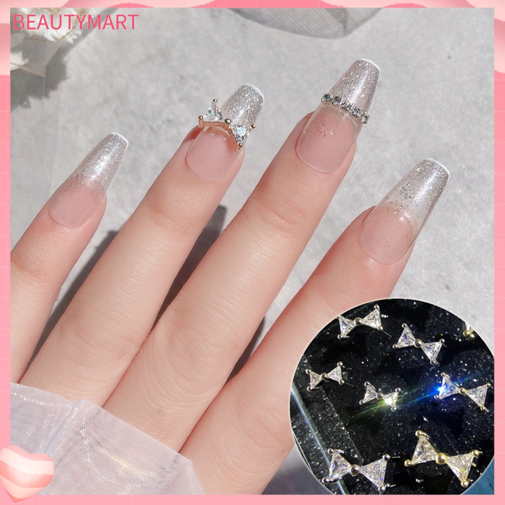Đá Zirconia 3D Trang Trí Móng Tay Nghệ Thuật Chống Ăn Mòn Dành Cho Nữ