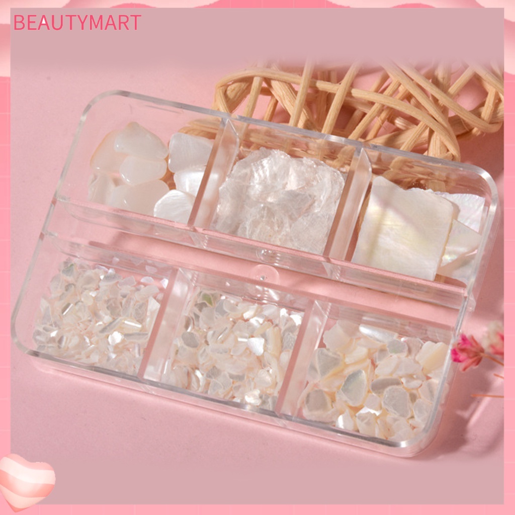 1 Hộp Vỏ Sò 3D Trang Trí Móng Tay Nghệ Thuật