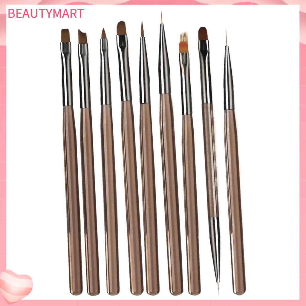 Cọ Hai Đầu Lông Mềm Dùng Trang Trí Móng Tay Nghệ Thuật DIY Đa Năng