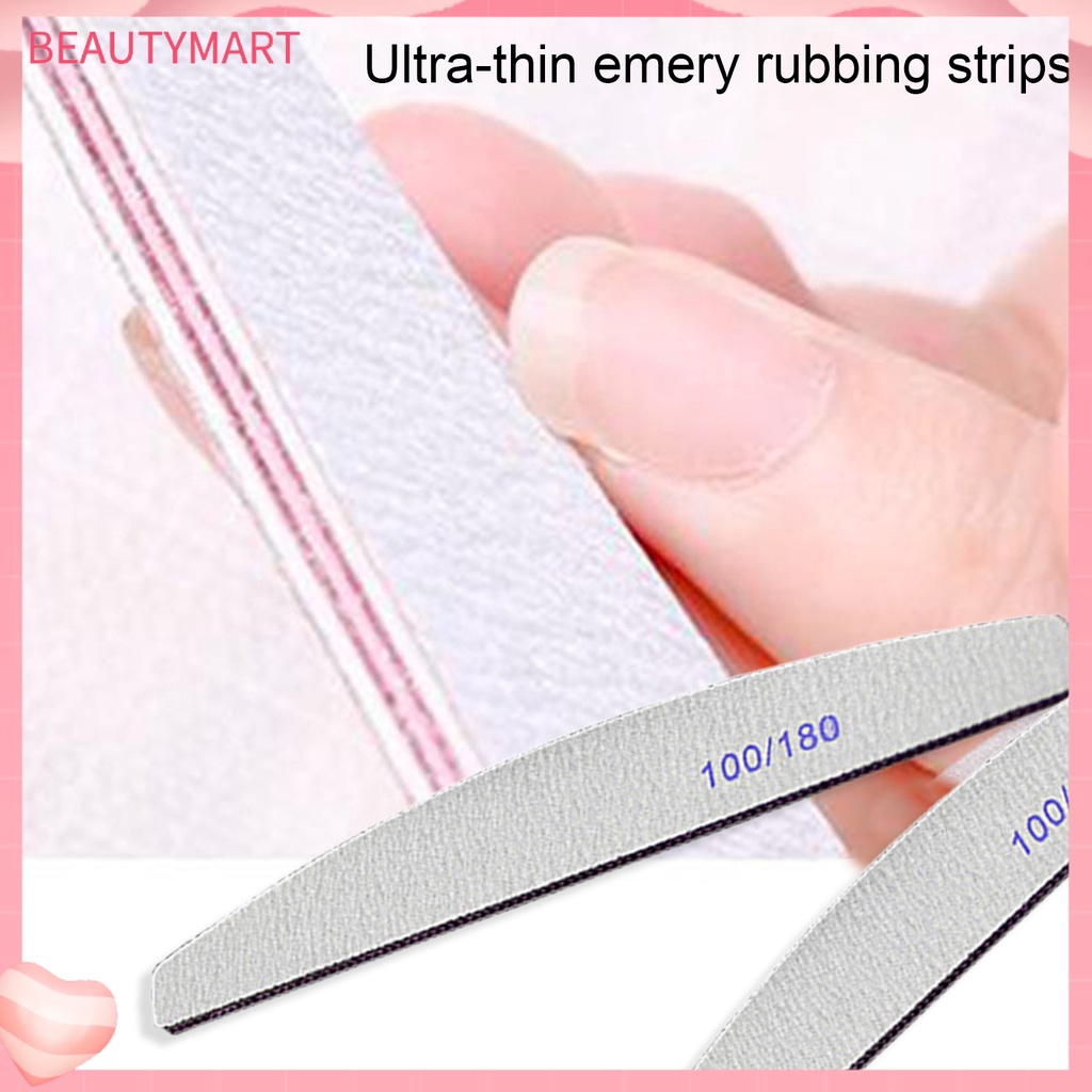 Bộ 25 Cây Dũa Móng Tay Hai Mặt Bằng Acrylic Tự Nhiên