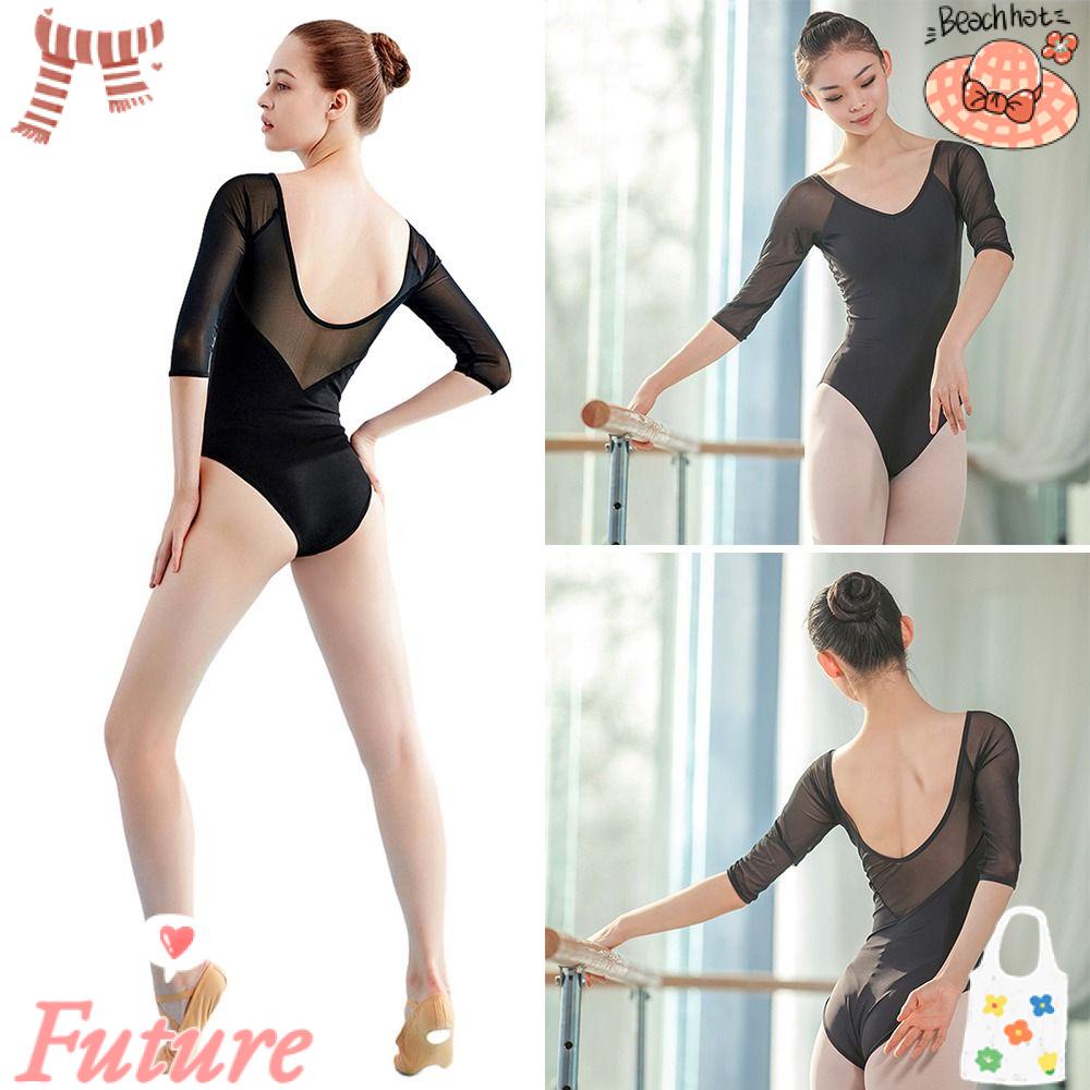 Giày Lưới Tập Múa Ba Lê Tay 3 / 4 Chuyên Dụng