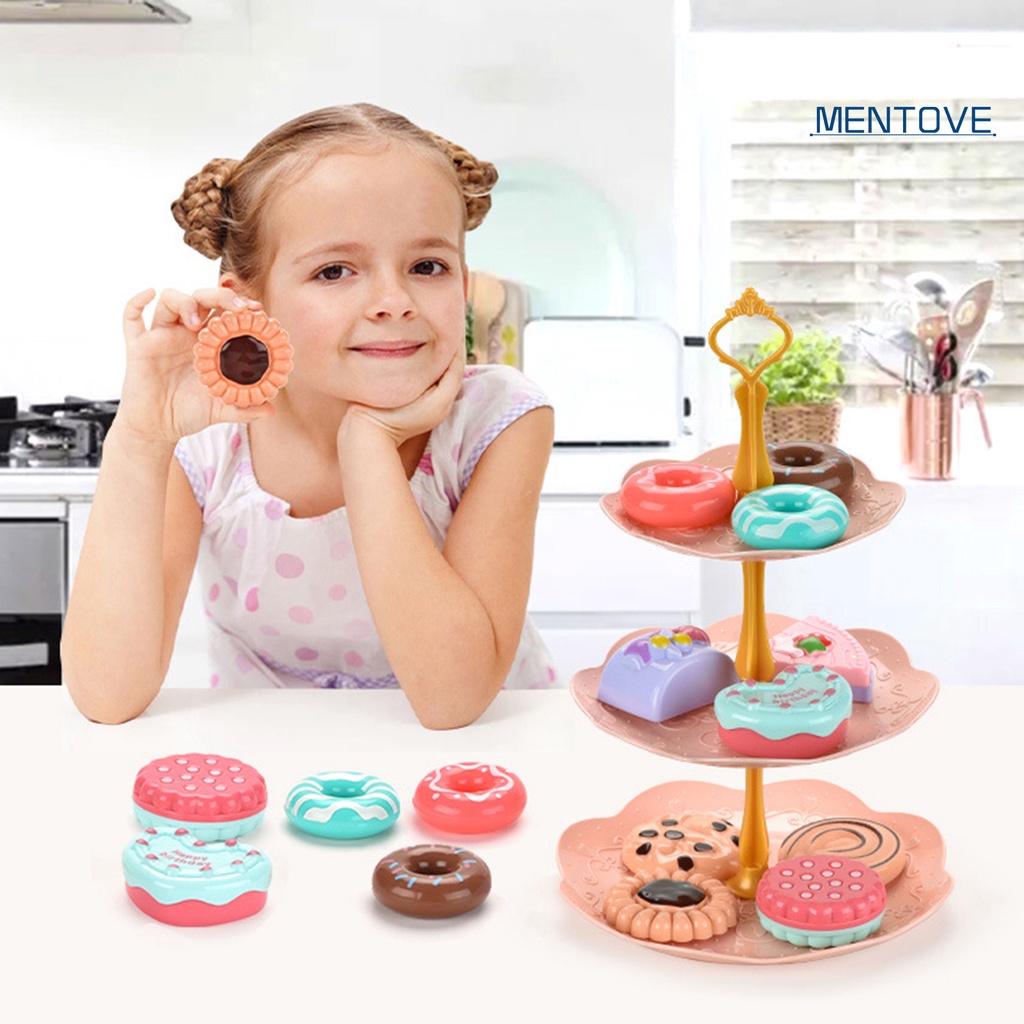 [MT] Đồ Chơi Tương Tác Bánh Donut Và Trà Chiều Sống Động Như Thật Cho Bé Gái