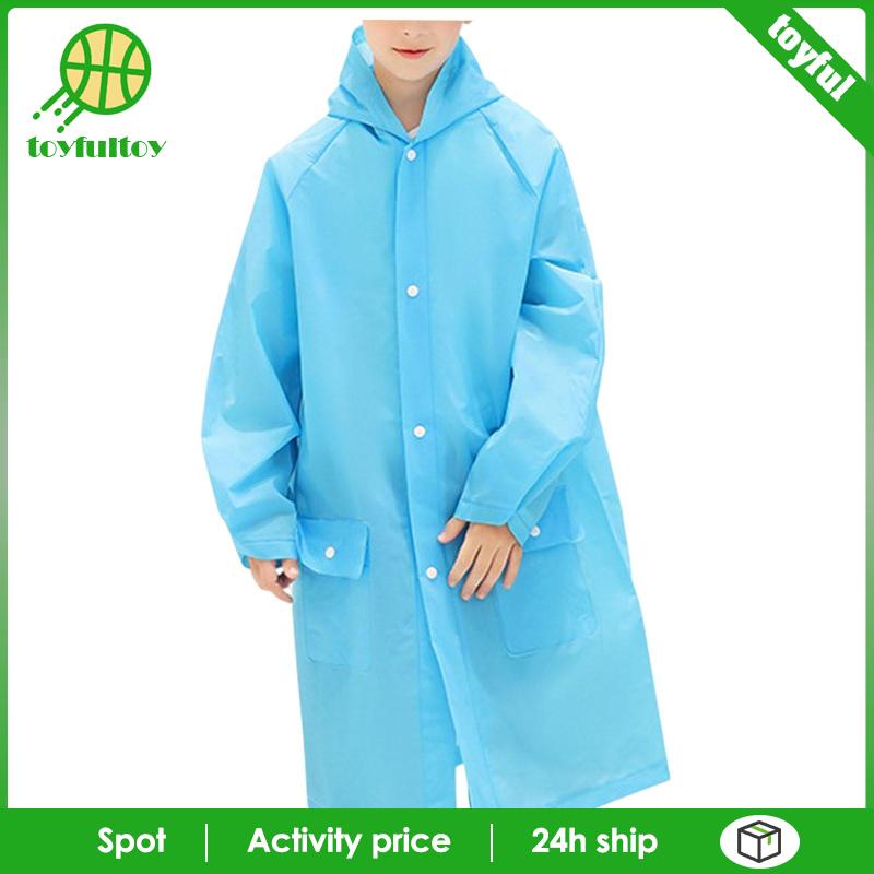 Áo Mưa Tay Dài EVA Chống Thấm Nước Di Động Unisex