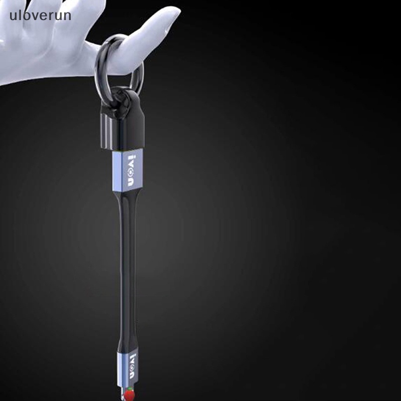 Dây Cáp Sạc Dữ Liệu Micro USB Type C Thiết Kế Móc Khóa Tiện Dụng