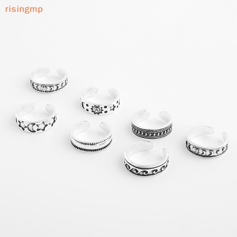 Bộ 7 Nhẫn Đeo Ngón Chân Phong Cách Vintage Xinh Xắn
