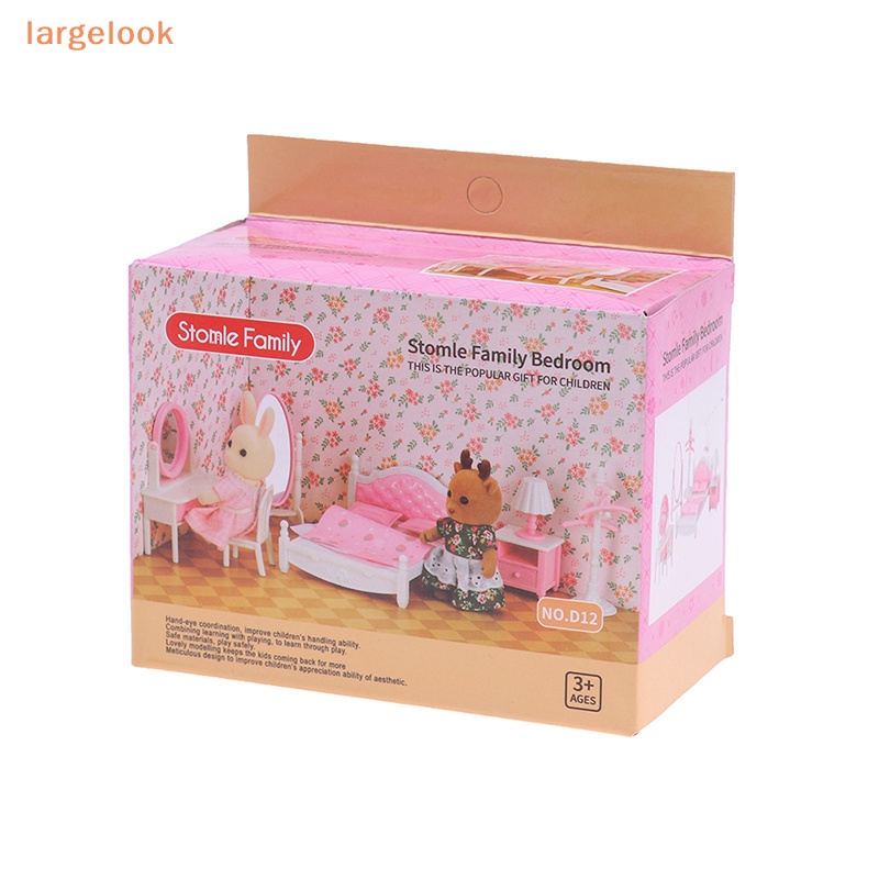 [Biglook] 1 Bộ Nội Thất Phòng Ngủ Búp Bê Có Móc Treo