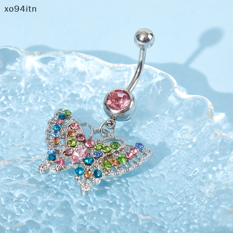 Khuyên Rốn Hình Bướm Bằng Hợp Kim Nhiều Màu Sắc Gợi Cảm Cho Nữ