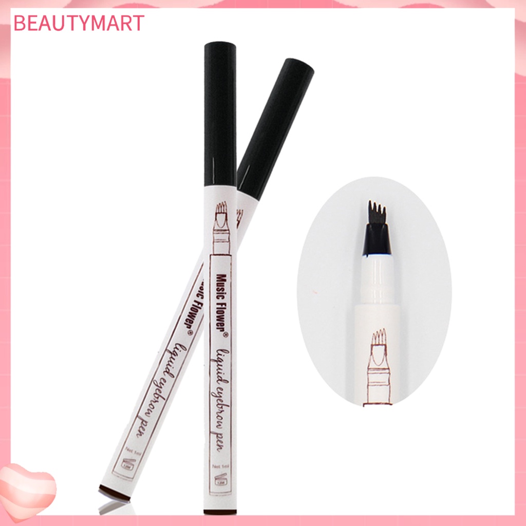 Bút Kẻ Lông Mày Dạng Phẩy Sợi Chống Nước Tự Nhiên Cho Nữ