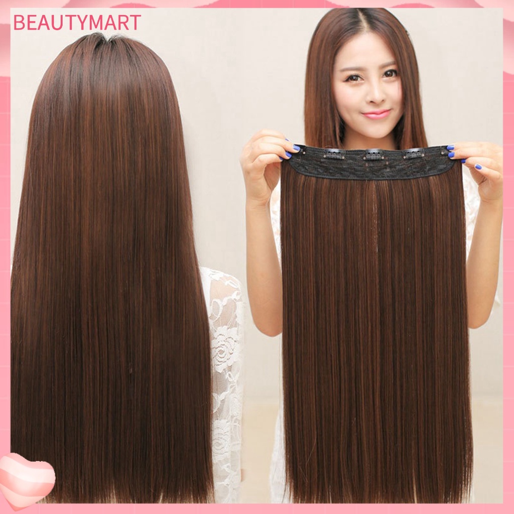 Tóc Giả Dài Thẳng Màu Trơn Thời Trang Cho Nữ