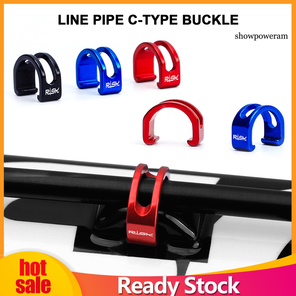 Set 10 Khóa Cài Chữ C SP-10 CNC Đơn Giản Chống Ăn Mòn Cài Đặt Dây Phanh Xe Đạp