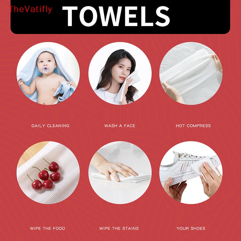 Bộ 14 Khăn Lau Mặt Bằng cotton Nguyên Chất Dày Dặn Dùng Một Lần Tiện Dụng