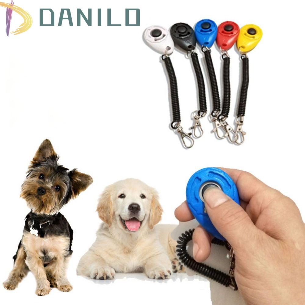 Móc Khóa Huấn Luyện Chó Mèo Bằng Nhựa Có Âm Thanh