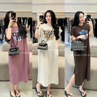 Siuu phẩm váy suông chữ tay hến so hott, chất thun gạo QC siêu đẹp ạ Hàng freesize