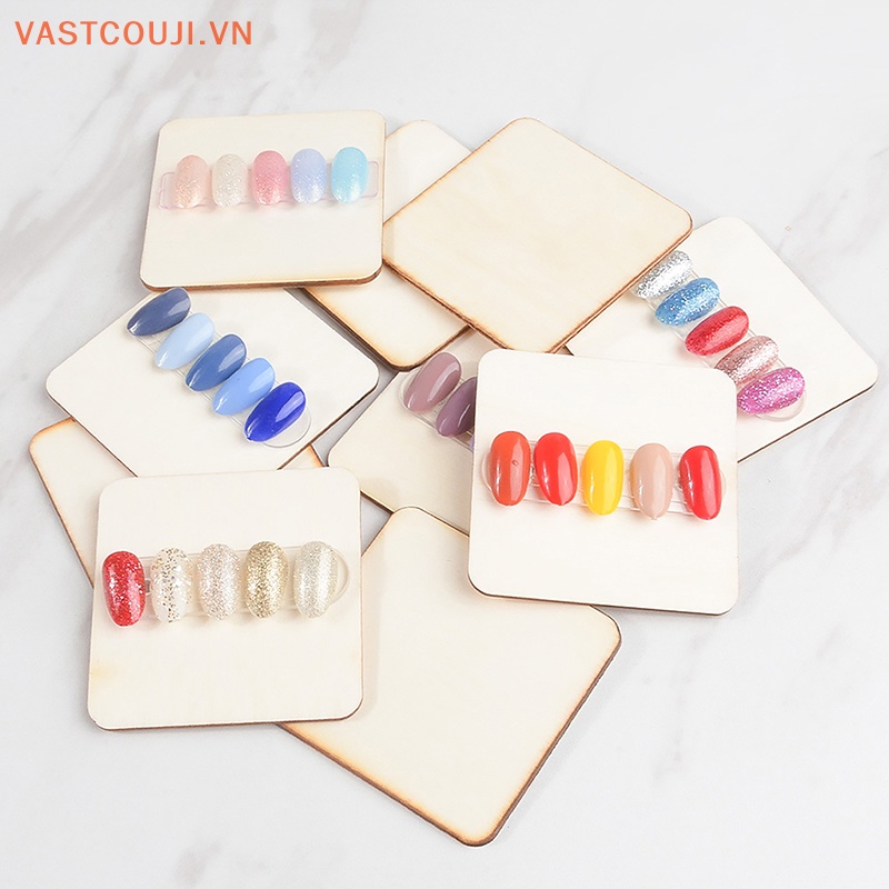 Giá Gỗ Trưng Bày Móng Tay Ba Tầng Tiện Dụng Cho Nữ