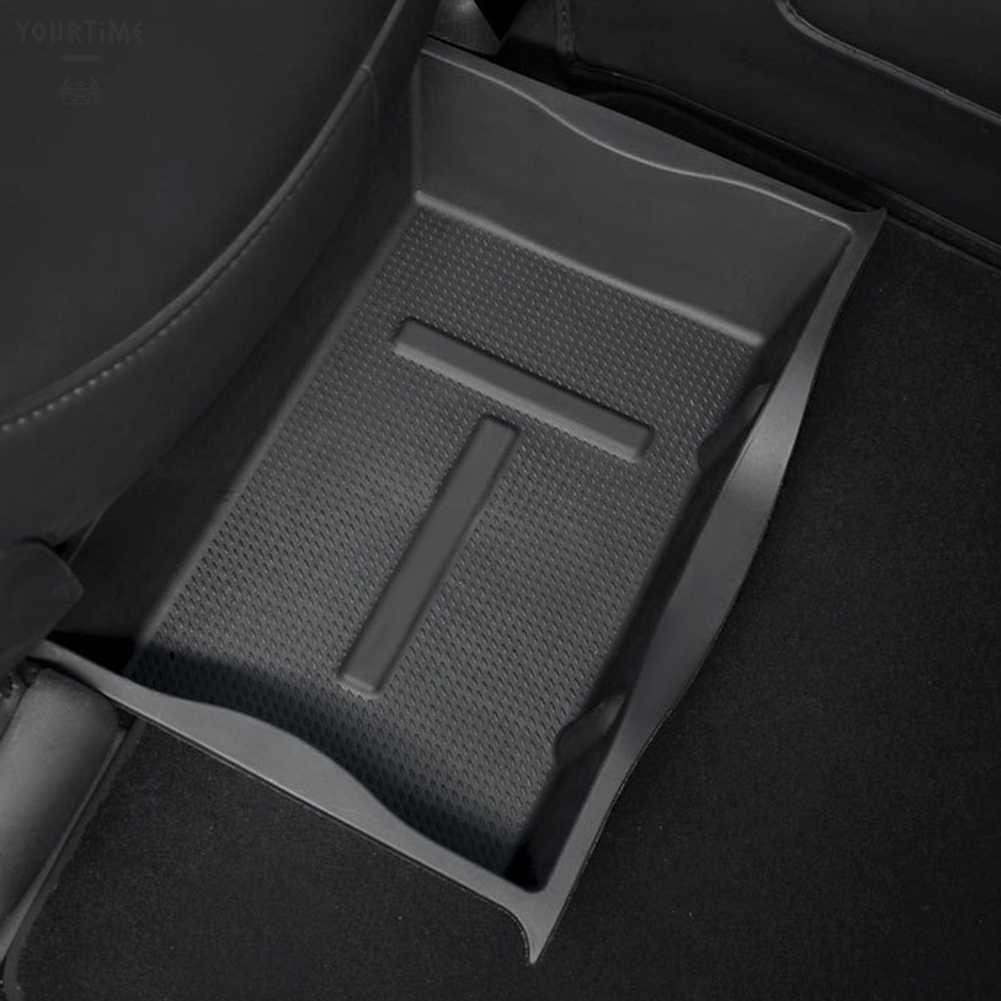 Khay Đựng Khăn Giấy Ẩn / Chìa Khóa Xe Hơi Chất Liệu TPU Tiện Dụng Cho Tesla Model