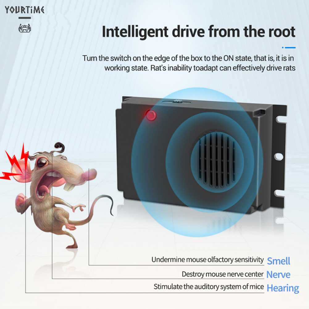 Thiết Bị Đuổi Chuột Bằng Sóng Siêu Âm Không Độc Hại Cho Xe Hơi
