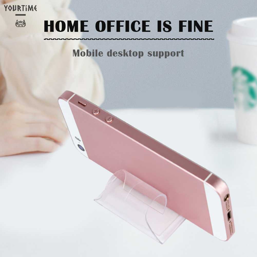 Giá Đỡ Điện Thoại / GPS Mini Trong Suốt Tiện Dụng Cho Xe Hơi