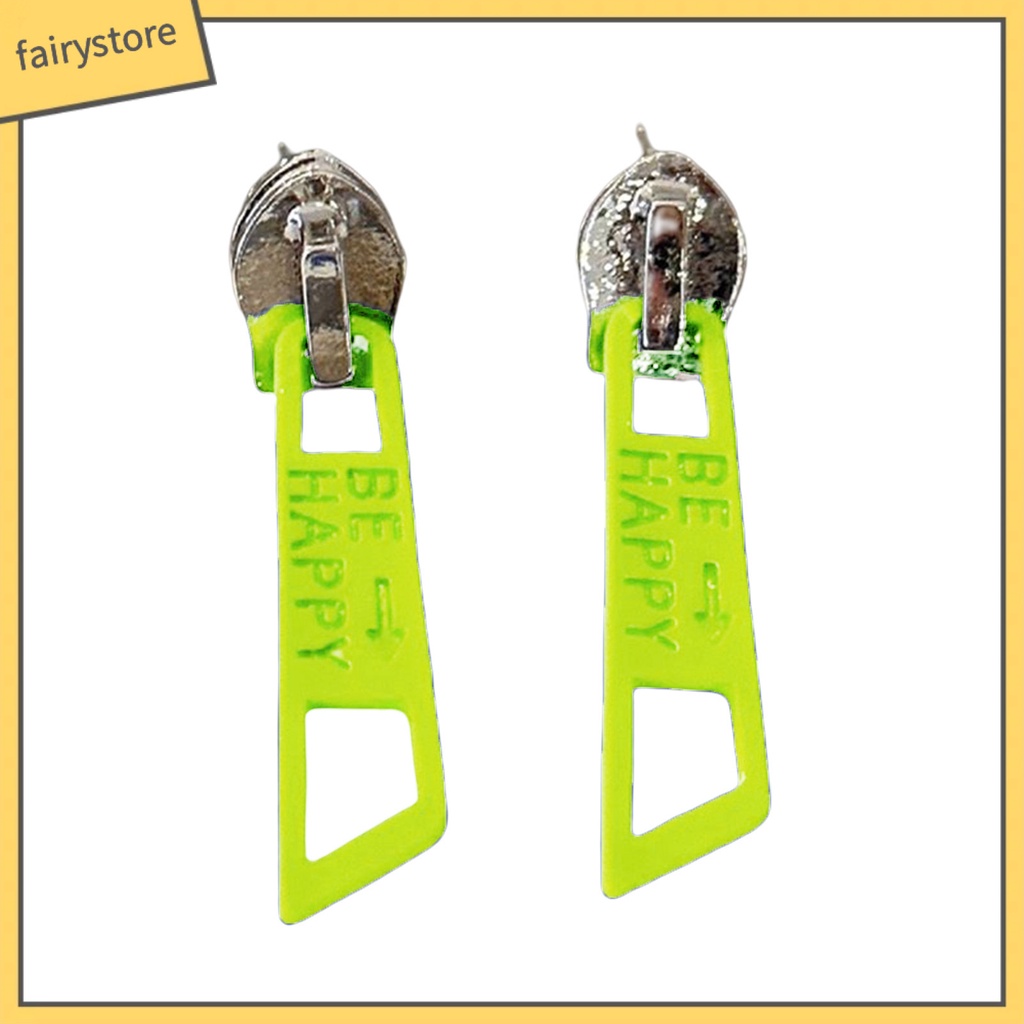 [FRO] 1 Đôi Bông Tai Lủng Lẳng Hình Đôi Mắt Bắt Sáng Vui Nhộn Không Gây Dị Ứng Trang Sức Công Sở