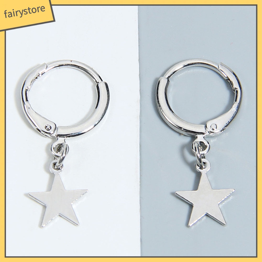 Bông Tai Hình Ngôi Sao Đơn Giản Thời Trang Dành Cho Nữ